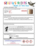 land rover range rover rubedo colour data instructions bam 2424 touch up Paint