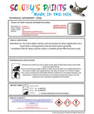 land rover range rover stornoway iv colour data instructions lel 907 touch up Paint