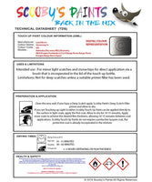 land rover range rover evoque stornoway iv colour data instructions lel 907 touch up Paint