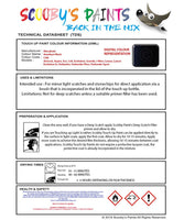 Mitsubishi Outlander Phev Amethyst Black Code Can Touch Up paint instructions for use how to paint car
