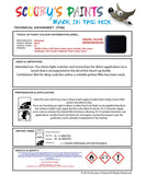 Mitsubishi Colt Black Code Ey Touch Up paint instructions for use how to paint car