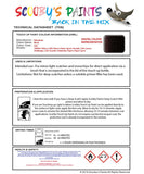 Mitsubishi Outlander Phev Black Code X40 Touch Up paint instructions for use how to paint car