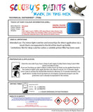 Mitsubishi Outlander Sport Blue Code D06 Touch Up paint instructions for use how to paint car
