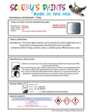 Mitsubishi Outlander Bluish Silver Code U21 Touch Up paint instructions for use how to paint car