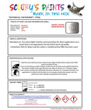 Mitsubishi Lancer Bright Silver Code Psb Touch Up paint instructions for use how to paint car