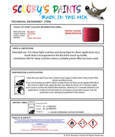 Mitsubishi Lancer Charm Red Code Rz Touch Up paint instructions for use how to paint car