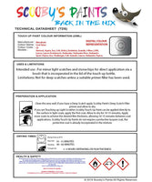Mitsubishi Outlander Phev Cool Silver Code Ce Touch Up paint instructions for use how to paint car