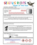 Mitsubishi Colt Cool Silver Code Ce Touch Up paint instructions for use how to paint car