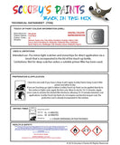 Mitsubishi Outlander Cool Silver Code Ce Touch Up paint instructions for use how to paint car