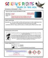 Mitsubishi Outlander Dark Blue Code Cj Touch Up paint instructions for use how to paint car