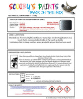 Mitsubishi L200 Dark Grey Code Cma10072 Touch Up paint instructions for use how to paint car