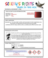 Paint For Bmw Indianapolis Red Paint Code Wa31/A31 Touch Up Paint Repair Detailing Kit