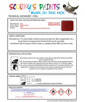 Paint For Bmw X5 Melbourne Red Code Wa75 Touch Up Paint Scratch Stone Chip Kit