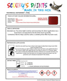 Paint For Bmw X5 Melbourne Red Code Wa75 Touch Up Paint Scratch Stone Chip Kit