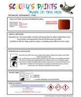 Paint For Bmw Sakhir Orange Ii Paint Code Wc1H/C1H Touch Up Paint Repair Detailing Kit