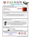 Paint For Bmw Sakhir Orange Ii Paint Code Wc1H/C1H Touch Up Paint Repair Detailing Kit