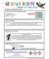 Ford Tourneo Connect Bohai Bay Mint Ggge Health and safety instructions for use