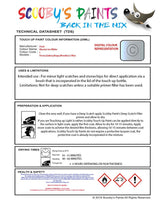 Paint For Ford Mondeo Electric Ice White Code I Touch Up Paint