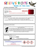 Ford Focus St Ruby Red 7 Health and safety instructions for use