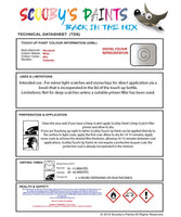 Mitsubishi Pajero White Code W81 Touch Up paint instructions for use how to paint car