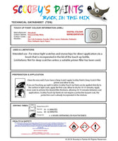 Mitsubishi I Miev Diamond Silky White Code Dw Touch Up paint instructions for use how to paint car