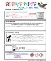 Mitsubishi Outlander Diamond Silky White Code Dw Touch Up paint instructions for use how to paint car