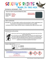 Mitsubishi Outlander Greenish Grey Code Cmh17007 Touch Up paint instructions for use how to paint car