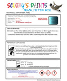 Mitsubishi Outlander Sport Kawasemi Blue Code Cmd10017 Touch Up paint instructions for use how to paint car