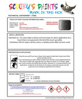 Paint For Vauxhall Zafira Technical Grey Code 177/656R/86R Touch Up Paint