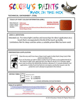 Paint For Vw Jetta Habanero Orange Code Lb2Y Car Touch Up Paint