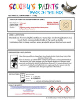 Paint For Vw Touran Ivory Code L115 Car Touch Up Paint