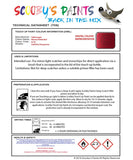 Paint For Vw Golf Murano Rubin Red Code Lc3X Car Touch Up Paint