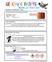 Paint For Vw Touran Red Rock Code La3U Car Touch Up Paint