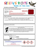 Paint For Vw Transporter Tornado Red Code L018 Car Touch Up Paint