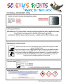 Mitsubishi L200 Ocean Silver Code Csa10070 Touch Up paint instructions for use how to paint car
