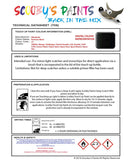 Mitsubishi L300 Pyrenees Black Code Ct Touch Up paint instructions for use how to paint car