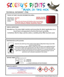 Mitsubishi I Miev Red Code Gl Touch Up paint instructions for use how to paint car