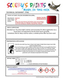 Mitsubishi Outlander Phev Red Code Gl Touch Up paint instructions for use how to paint car