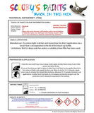 Mitsubishi L200 Red Code Gs Touch Up paint instructions for use how to paint car