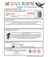Mitsubishi L200 Satellite Silver Code A69 Touch Up paint instructions for use how to paint car