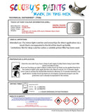 Mitsubishi L200 Satellite Silver Code A69 Touch Up paint instructions for use how to paint car
