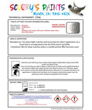 Mitsubishi Colt Satellite Silver Code A69 Touch Up paint instructions for use how to paint car