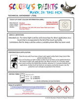 Mitsubishi Pajero Sophia Summit White Code Cz Touch Up paint instructions for use how to paint car