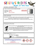 Mitsubishi Colt Sparkle Silver Code Ks Touch Up paint instructions for use how to paint car