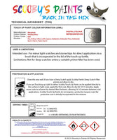 Mitsubishi Outlander Phev Sterling Silver Code Kbv Touch Up paint instructions for use how to paint car