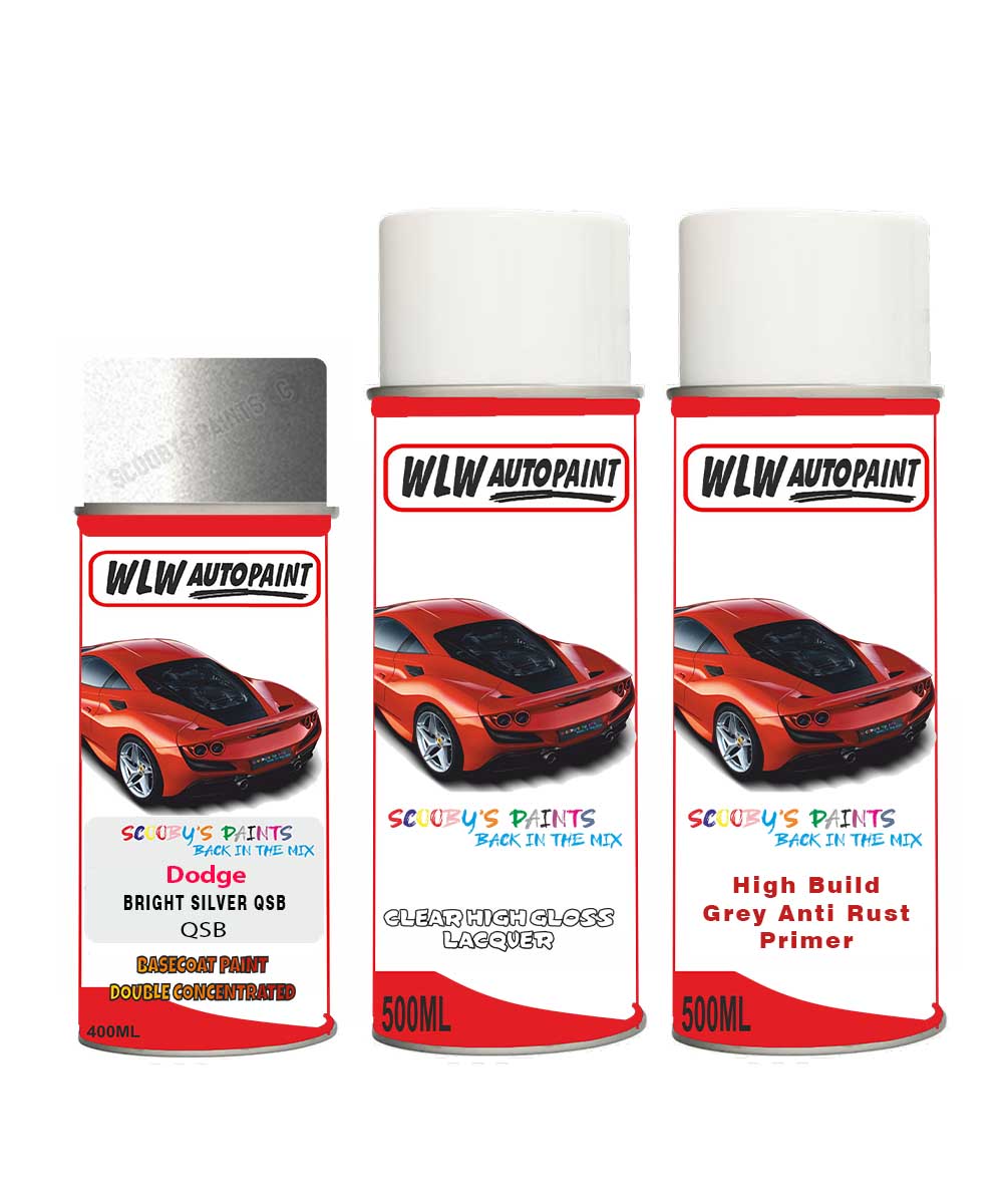 Paint For Dodge Durango Bright Silver Qs2 Aerosol Spray Paint Rattle C ...