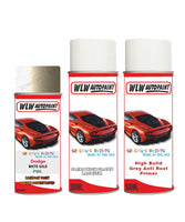 dodge-charger-white-gold-pwl-aerosol-spray-paint-and-lacquer-2010-2021 With primer anti rust undercoat protection