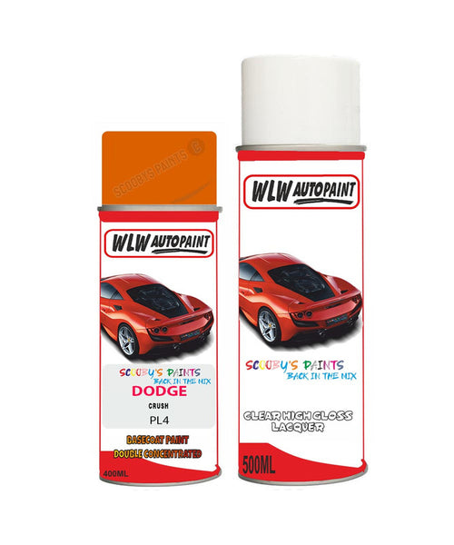 dodge-challenger-crush-pl4-aerosol-spray-paint-and-lacquer-2012-2019 Body repair basecoat dent colour