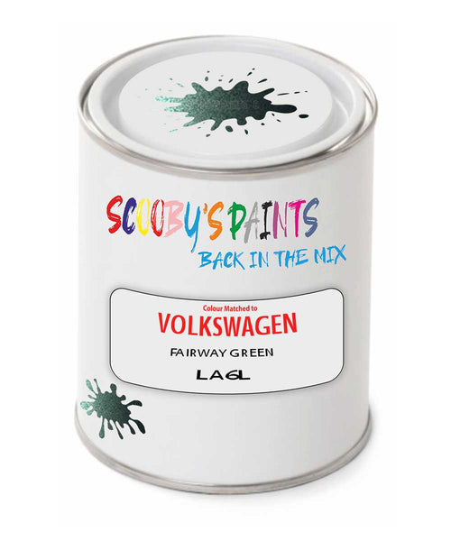 spray gun 2 pack paint Volkswagen Fairway Green Code: La6L