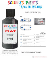 Paint For Fiat/Lancia 500 Fashion Grey Code 679/B Car Touch Up Paint